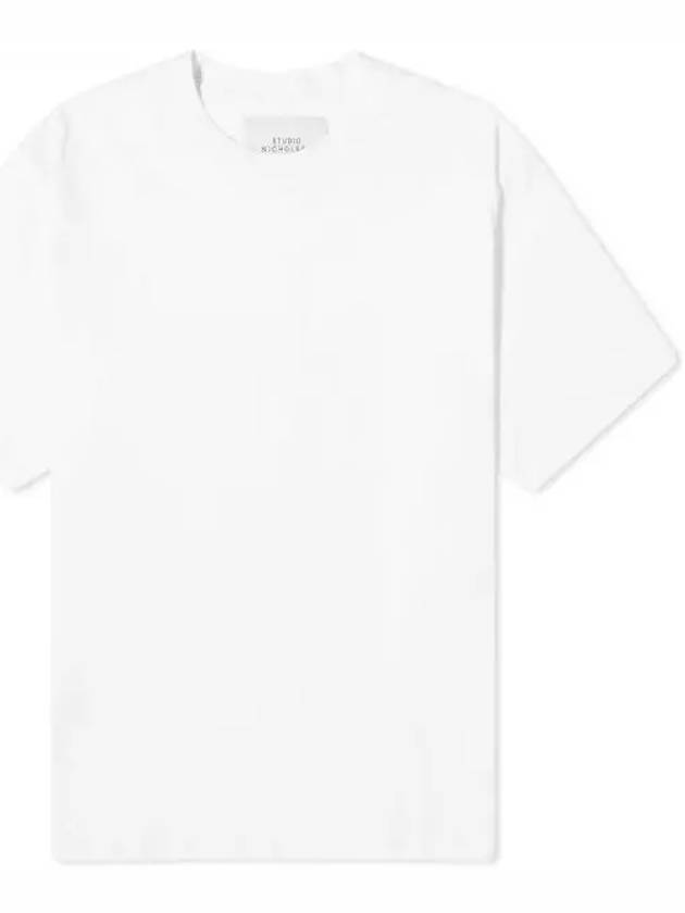 Bric Short Sleeve T-Shirt White - STUDIO NICHOLSON - BALAAN 2