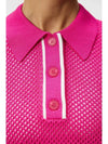 Syndra open knit polo shirt GWKW09332 - J.LINDEBERG - BALAAN 7