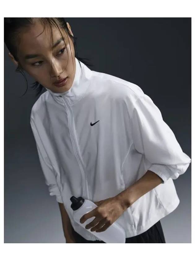 One Dry Fit Jacket W White Black HQ3368 100 - NIKE - BALAAN 1