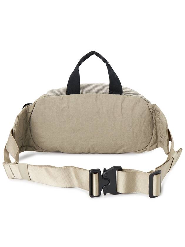 Plain Paper Touch Logo Waist Belt Bag Beige - CP COMPANY - BALAAN 4