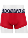 Men's Logo Trunk Briefs Red - EMPORIO ARMANI - 3