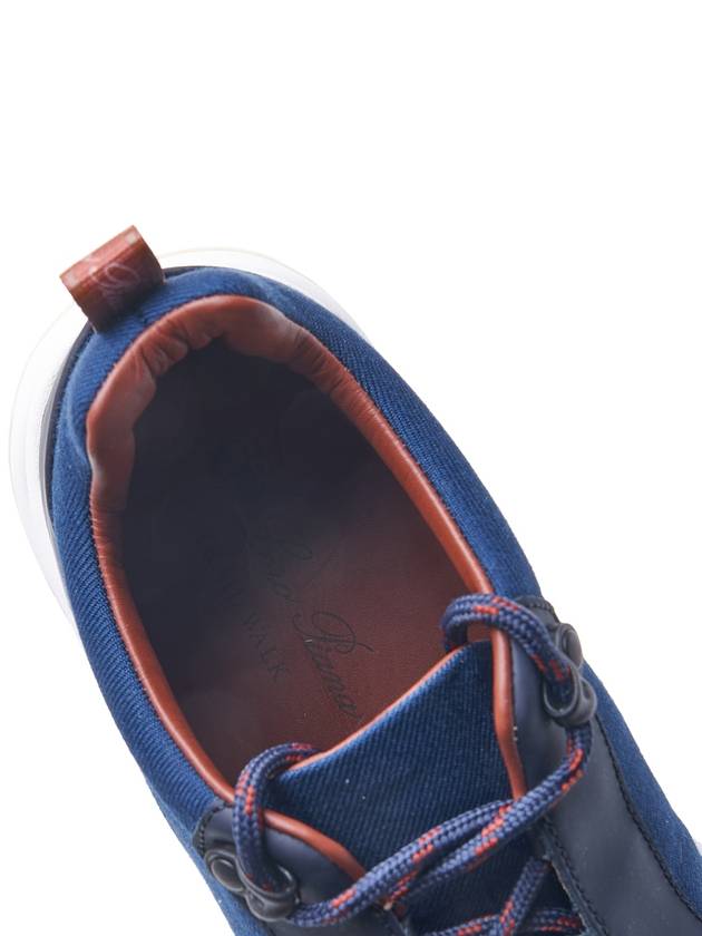 Trail Walk Low Top Sneakers Blue - LORO PIANA - BALAAN 8