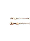 Hyperbola Pendant Pave Infinity Necklace Rose Gold - SWAROVSKI - BALAAN 6