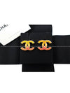 CC logo earrings orange pink ABA137 - CHANEL - BALAAN 3