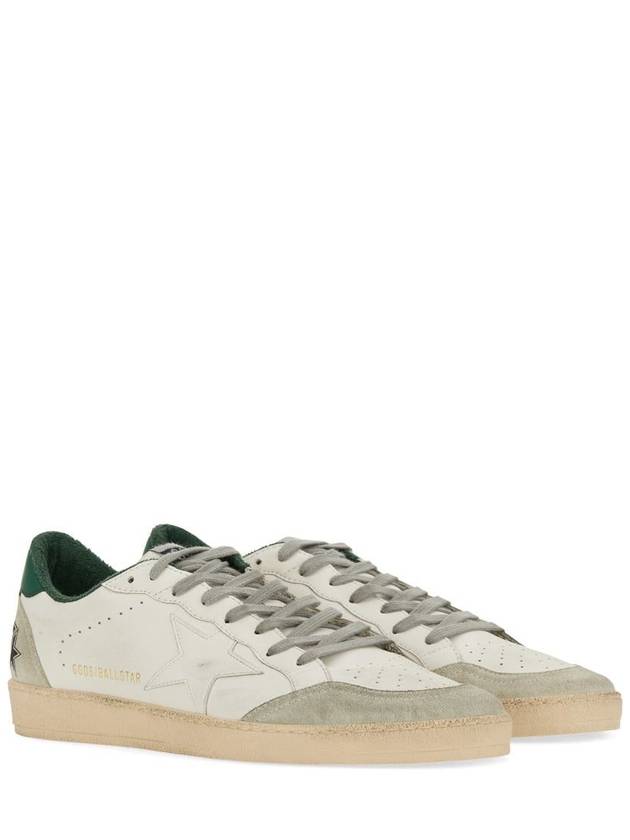 Ball Star Leather Low Top Sneakers White - GOLDEN GOOSE - BALAAN 3