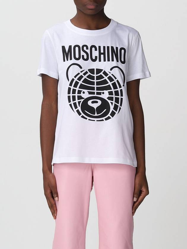 T-shirt Moschino Couture in cotone stampato - MOSCHINO - BALAAN 1