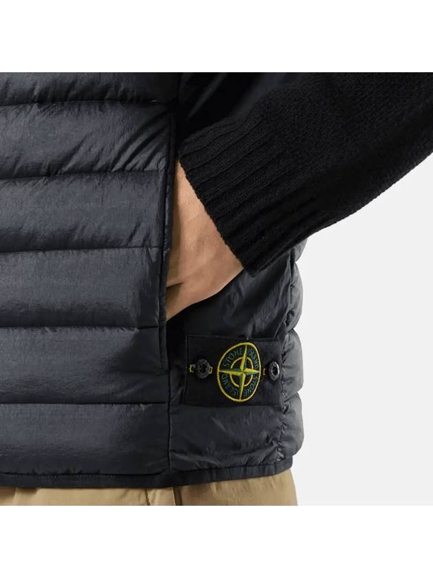 Loom Woven Chambers Recycled Nylon Down TC Vest Navy - STONE ISLAND - BALAAN 4