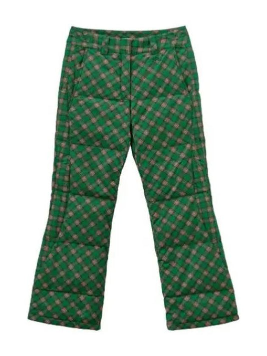 Check pattern casual pants green - ERL - BALAAN 1