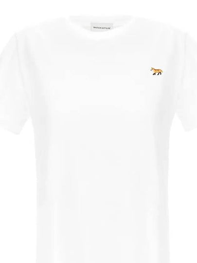 Baby Fox Patch Regular Short Sleeve T-Shirt White - MAISON KITSUNE - BALAAN 2