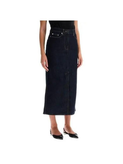 RONA Denim Skirt A0002 - LOULOU STUDIO - BALAAN 2