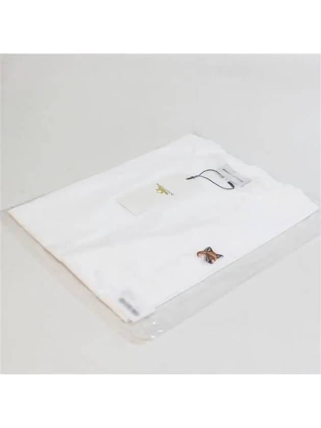 Fox Head Patch Classic Short Sleeve T-Shirt White - MAISON KITSUNE - BALAAN 9