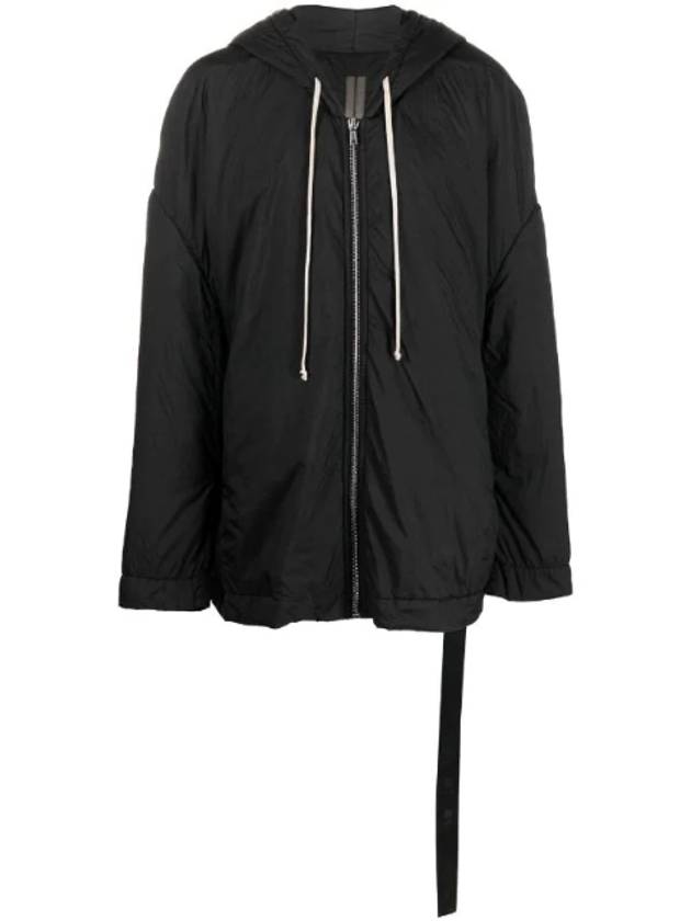 Oversized Drawstring Raincoat DU02B4790ND - RICK OWENS - BALAAN.