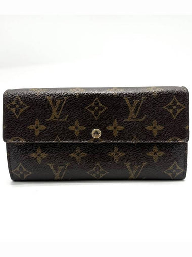 Monogram Sarah Wallet Flap Long M61734 - LOUIS VUITTON - BALAAN 1