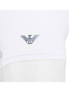 Men's Shiny Logo Stretch Briefs White - EMPORIO ARMANI - BALAAN 8