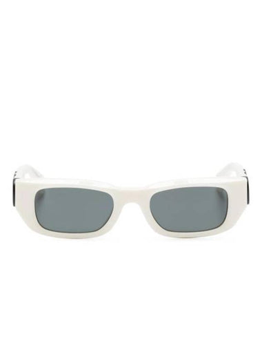 Sunglasses OERI124S24PLA001 0107 WHITE DARK GRAY - OFF WHITE - BALAAN 1