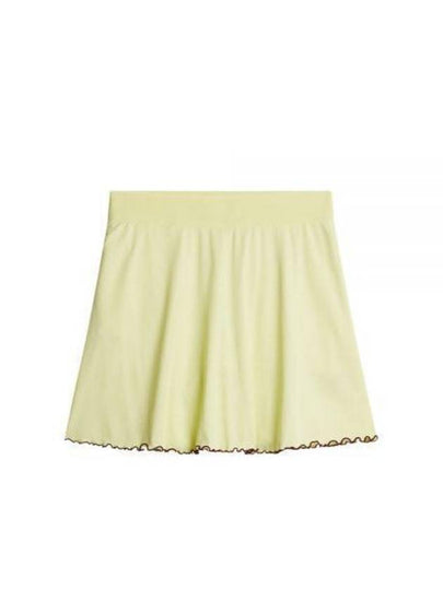 Women's Anja Skirt Lime Yellow - J.LINDEBERG - BALAAN 2