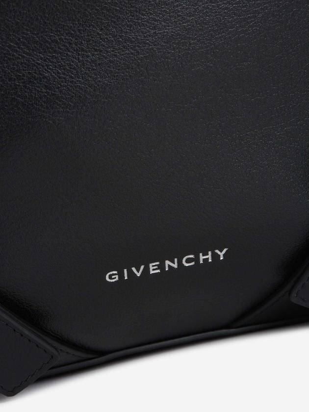 Voyou Leather Shoulder Bag Black - GIVENCHY - BALAAN 8