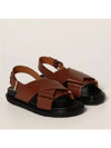 Fussbett Leather Sandals Brown - MARNI - BALAAN 7