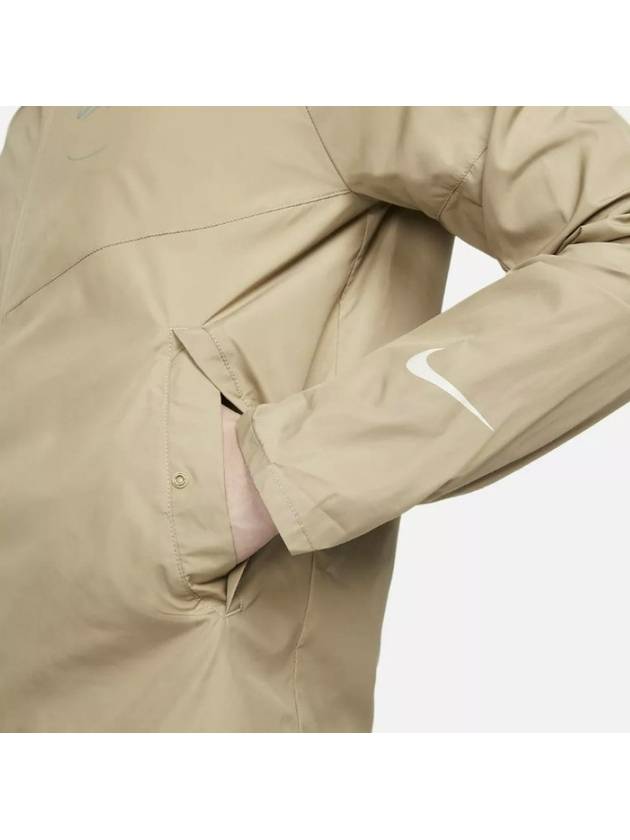 Miler Repel Running Jacket Khaki Light Orewood Brown - NIKE - BALAAN 8