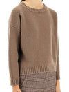 Ridente Wool Knit Top Brown - MAX MARA - BALAAN 9