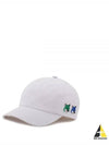 Double Fox Head Patch Ball Cap White - MAISON KITSUNE - BALAAN 2