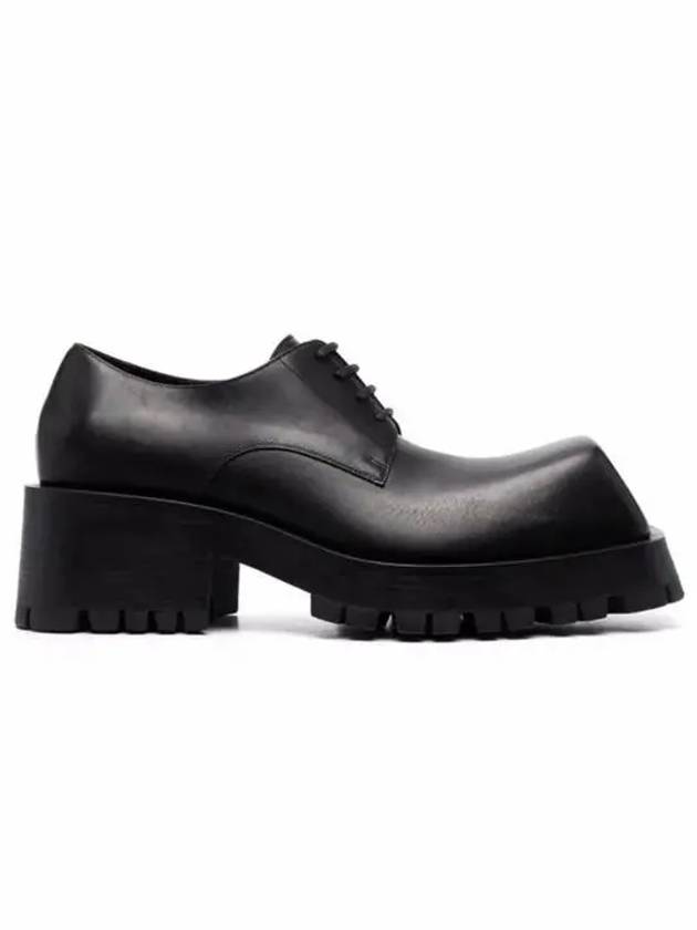 Trooper Lace-Up Derby Black - BALENCIAGA - BALAAN 3