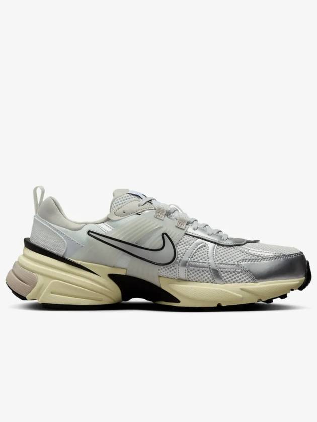 V2K Run Pure Platinum Low Top Sneakers Light Iron Ore - NIKE - BALAAN 4