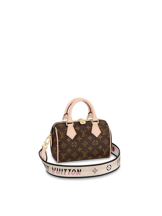 Monogram Canvas Speedy Bandouliere 20 Tote Bag Black - LOUIS VUITTON - BALAAN 1