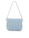 Women's Sassy Matelasse Shoulder Bag Blue - MIU MIU - BALAAN.