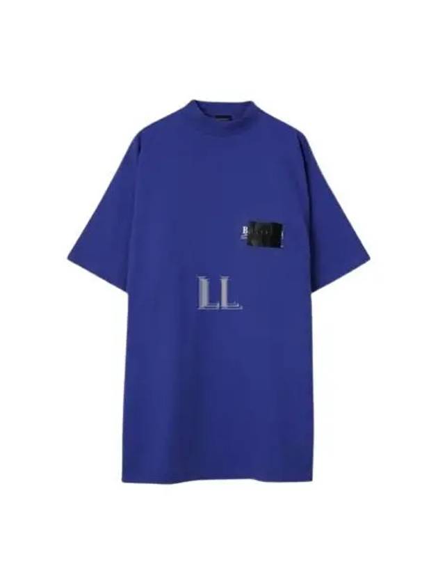 Gaffer Political Campaign Short Sleeve T-Shirt Blue - BALENCIAGA - BALAAN 2