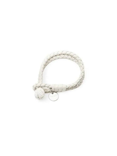 Intrecciato Double Weaving Bracelet White - BOTTEGA VENETA - BALAAN 2