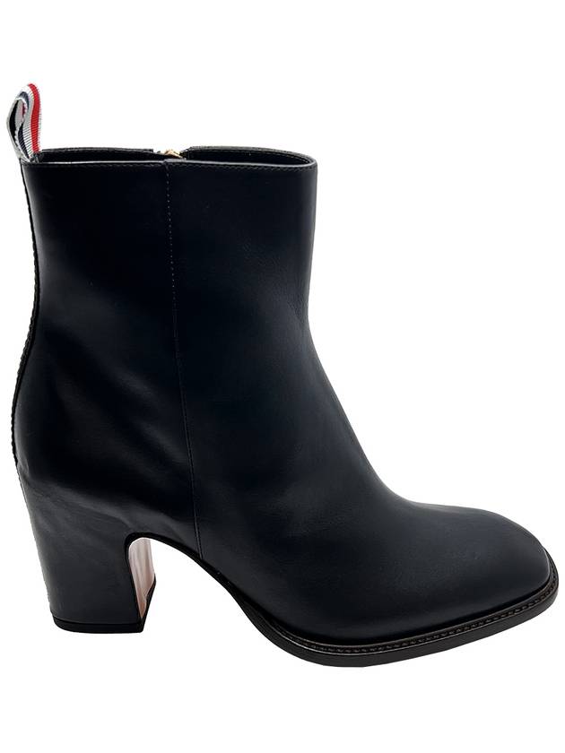 Box Calf 75MM Block Thread Ankle Boots FFB178A 06549 001 - THOM BROWNE - BALAAN 3