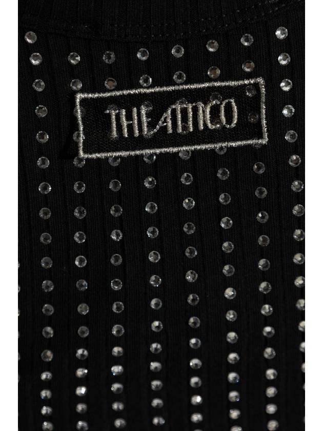 The Attico Dress With Decorative Trimming, Women's, Black - THE ATTICO - BALAAN 5