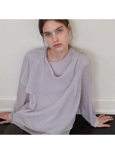 Balan Jaylin Blouse Lavender Gray - LUGNER - BALAAN 1