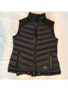 Women's HUDSON Slim Padded Vest Black - MOOSE KNUCKLES - BALAAN.