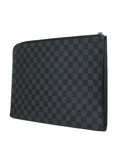 N64437 Damier Graphite Canvas Pochette Jour GM Clutch - LOUIS VUITTON - BALAAN 2