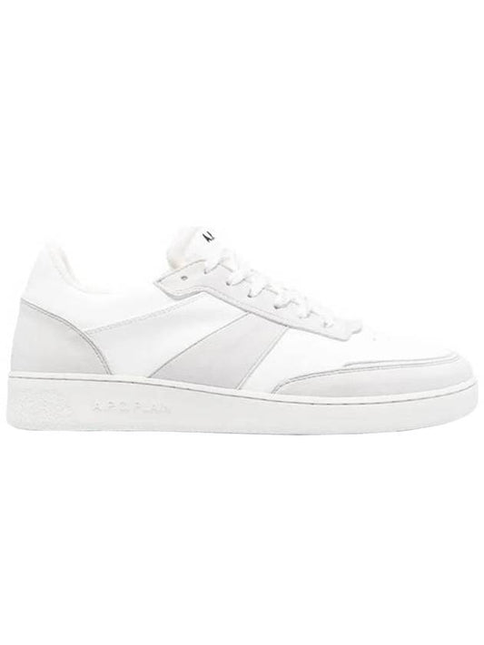 Pain Leather Low Top Sneakers White - A.P.C. - BALAAN.