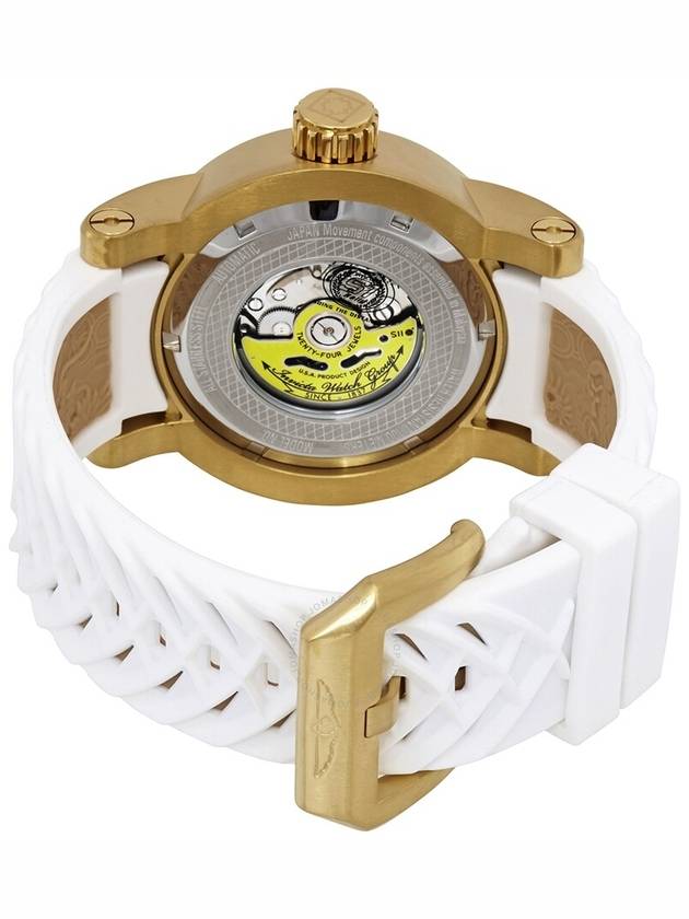 Invicta S1 Rally Gold Dragon Dial White and Beige Silicone Men's Watch 19546 - INVICTA - BALAAN 3