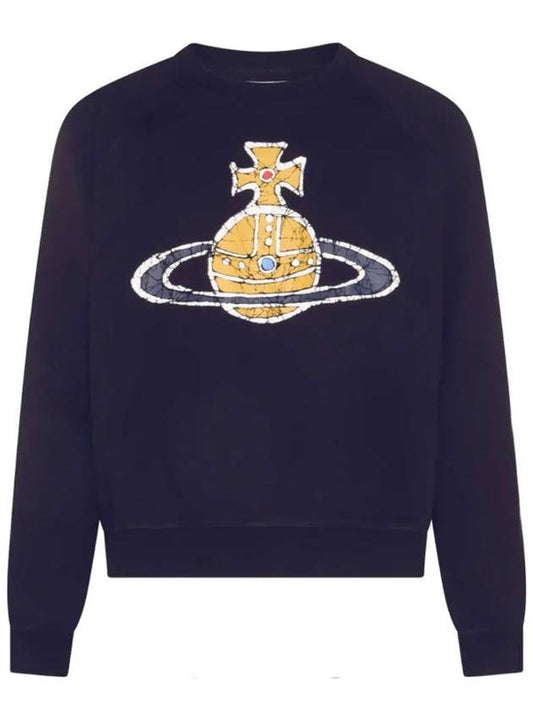 Time Machine Raglan Sweatshirt Navy - VIVIENNE WESTWOOD - BALAAN 2