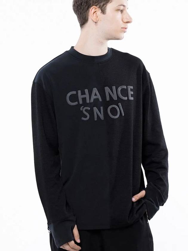 Men s M243MT01BR Snowy Reverse Sleeve Crew Neck Sweatshirt Black Navy - CHANCE'S NOI - BALAAN 8