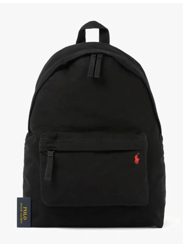 Polo Pony Backpack Black - POLO RALPH LAUREN - BALAAN 5