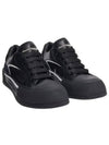 Skate Deck Plimsol Low Top Sneakers Black - ALEXANDER MCQUEEN - BALAAN 2