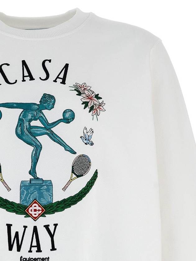 Statue En Marbre Embroidered Sweatshirt - CASABLANCA - BALAAN 3