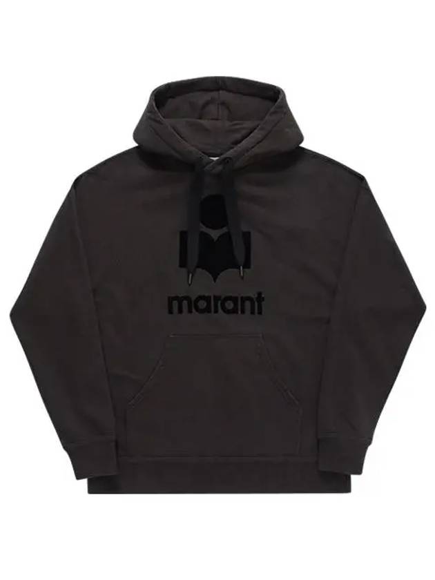 Miley Big Logo Hoodie Faded Black - ISABEL MARANT - BALAAN 5