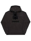 Miley Big Logo Hoodie Faded Black - ISABEL MARANT - BALAAN 6