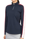 Women's Cora Mid Layer Long Sleeve T-Shirt Navy - J.LINDEBERG - BALAAN 3