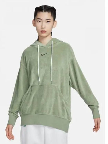 DV7825 386 AS W NSW TRRY OS PO HOODIE A2 - NIKE - BALAAN 1