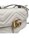 547260 GG Marmont White Matelasse Mini Top Handle Tote Bag Strap - GUCCI - BALAAN 7