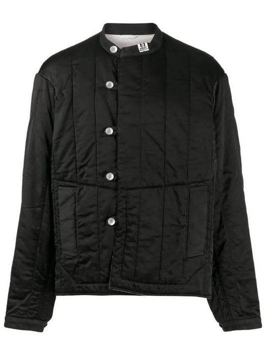 MAISON quilted single breasted jacket black - MIHARA YASUHIRO - BALAAN.