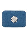 Daisy Slim Mini Card Wallet Denim - LE MASQUE - BALAAN 1